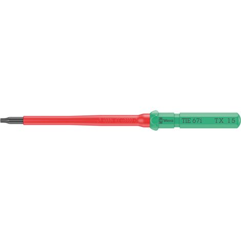 Wera VDE Wechselklinge für TX Schrauben, Kraftform Kompakt VDE 67 i TX Take it easy, TX 15 x 157 mm (1/5)