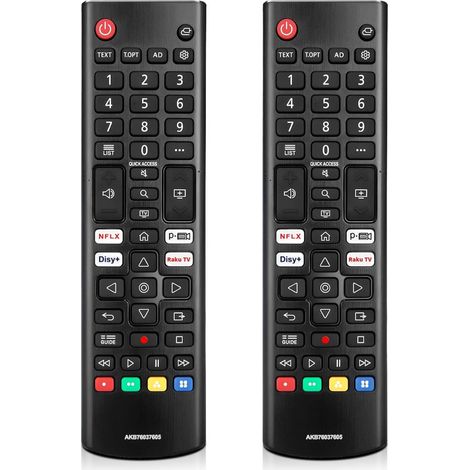 Set mit 2 Universalfernbedienungen für LG Smart TVs - Fernbedienung für LG OLED, NanoCell, UHD & QNED TV-Serien - Original LG TV-Ersatzfernbedienung (2 Stück) (1/5)