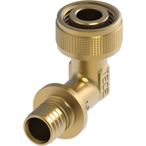 TECEflex codo adaptador de cierre rápido 90 grados, bronce al