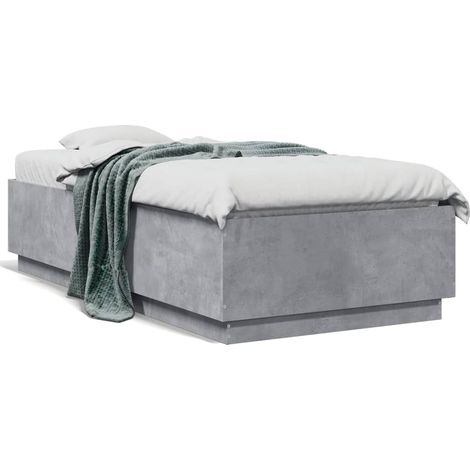 Maison Exclusive - Giroletto Grigio Cemento 90x190 cm in Legno Multistrato