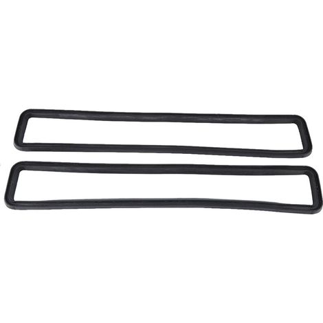 Jeffergarden Joints d'étanchéité pour aérations de cloison, bandes en caoutchouc noir résistant à l'abrasion et haute ténacité pour voiture, 1 paire MUC4299, installation facile pour automobile (1/5)