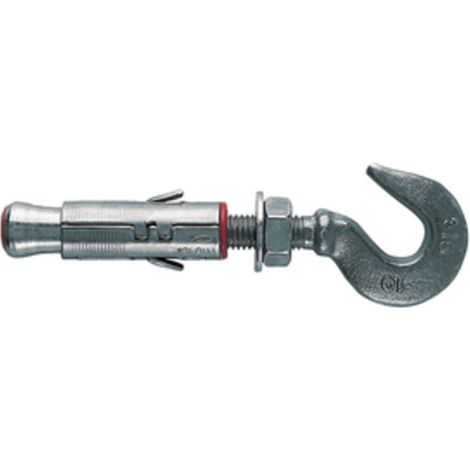 Fischer tasselli SLM 8 50 pz tassello M8 x 60 mm con gancio ancorante ancoraggio a due schermature in acciaio (1/5)