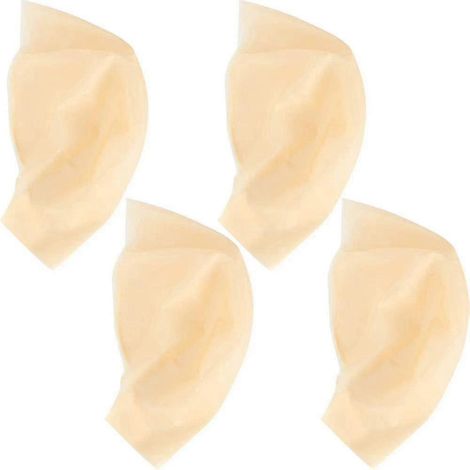 Bonnet chauve en latex pour adultes, accessoire de maquillage, perruque chauve, lot de 4