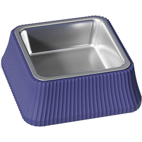 Gamelle pour animaux de compagnie en acier inoxydable amovible, style colonne romaine, anti-basculement (1/5)