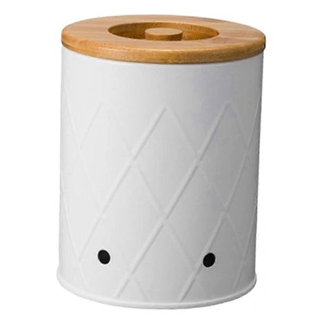 Boîte de rangement avec couvercle, blanche, idéale pour le garde-manger, l'organisation de la cuisine et du plan de travail.-AquaForge (1/3)