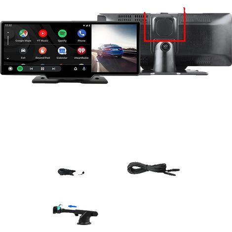 Caméra DVR de voiture, caméra avant 4K, connectivité sans fil, Pas de caméra Pas de DVR (1/2)