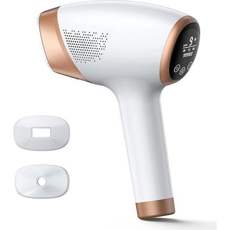 IPL Hair Removal, Permanent Laser Hair Removal Device/Sapphire Cooling/999,900 Flashes/9 Energy Levels/3 Functions/2 Modes/Painless Hair Removal at Home