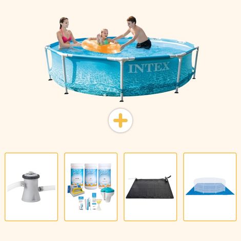Intex Piscine Tubulaire Ronde - 305x76 cm - 5-pièces  S20976 (1/2)