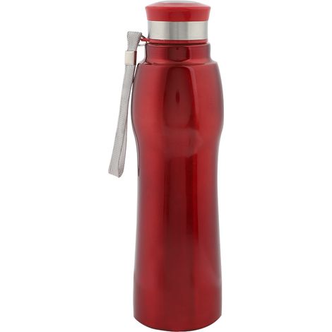 Gourde Inox 650ml - Bouteille Isotherme Acier - Pour Camping Randonnée Cyclisme - 1 Pièce (1/5)