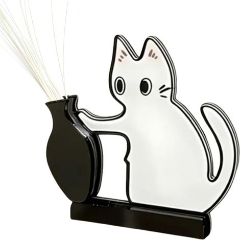 Aimant frigo pour Moustache de Chat Large Ouverture Pratique et Mignonne en Boîte à de chat pour réfrigérateurs, machines à laver, bureaux, de chambre à (1/5)