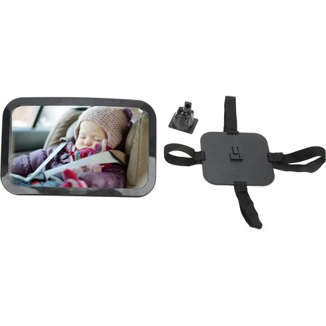 Rétroviseur bébé voiture miroir arrière vision claire surveillance sécurité 360° réglable incassable pour nourrisson face route