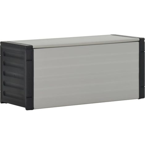 Mülltonnenbox Grau 85x34x40 cm