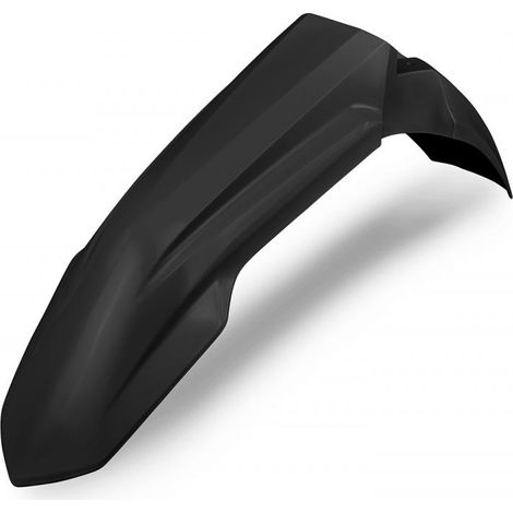 Guardabarros delantero tipo OVNI para Honda CRF 450 R / RX '21, color negro.