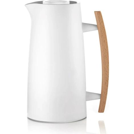 Guzzini 12560011 Riviera '63 Caraffa Termica 1 L con Chiusura Ermetica e Beccuccio Tagliagoccia colore Bianco