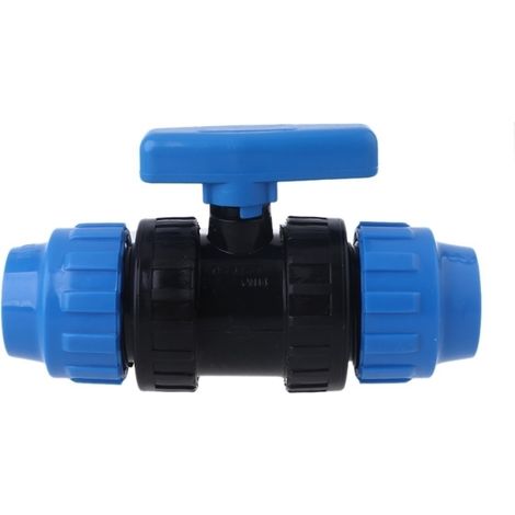 Válvula fitting PE 32mm, llave de paso para tubería agrícola y alimentaria.  Oferta exclusiva