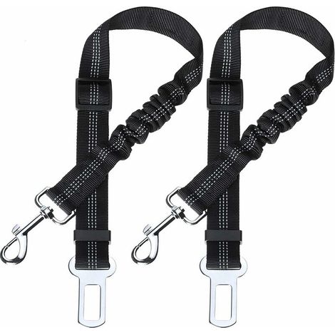 Pack Car Dog Safety Belt, with Shock Absorption and Adjustable Elastic Carabiner Dog Harness Superior Safety Harness for All Dogs and Cats (1/5)