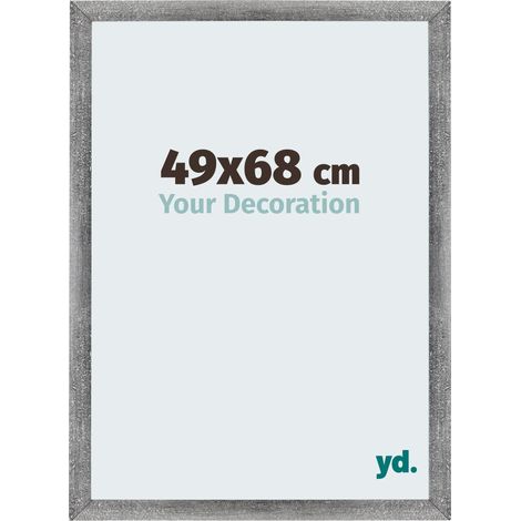 Cadre Puzzle 49x68 cm - Gris Patiné - MDF - Mura. (1/5)
