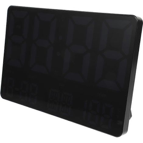 Compte à rebours de bureau, design multifonctionnel, noir, dimensions : 9,8 × 6,2 × 1,2 pouces, 1 unité. (1/5)