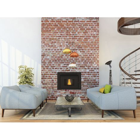 Insert cheminée à Pellet TERA 8 kW gainable et wifi
