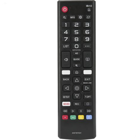 Télécommande compatible avec le téléviseur intelligent LG UM SM 2019 (référence AKB75875301) (1/5)