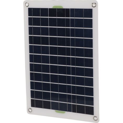 Chargeur solaire portable fin et léger de 20 W à haut rendement, avec allume-cigare et pinces polarisantes. (1/5)