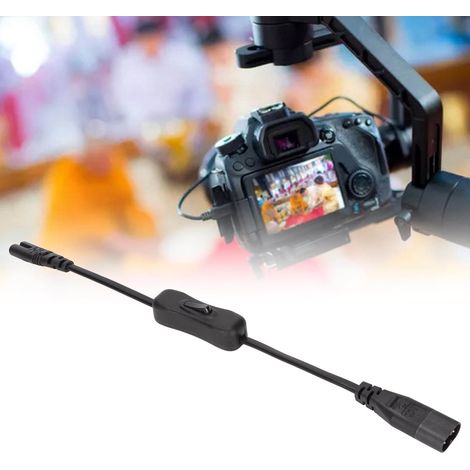 Câble d'extension IEC 320 C8 vers C7 avec interrupteur pour lampe de bureau, 0.98ft, 100-250V (1/5)