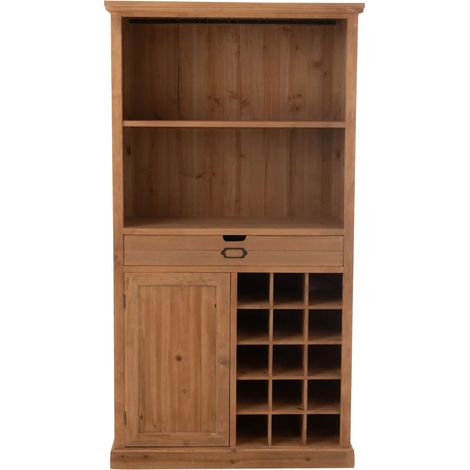Bar en bois 1 porte 1 tiroir 1 tablette - MIRA (1/5)
