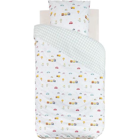 Kinderbettwäsche CAR, beidseitig, 100% Baumwolle, 140 x 200 cm (1/3)
