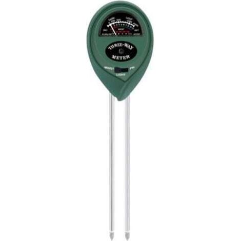 MS01 pH-mètre du sol(vert), 3 en 1 testeur d'humidité du sol/lumière/PH Kits d'outils de jardin pour jardin pelouse ferme (1/4)