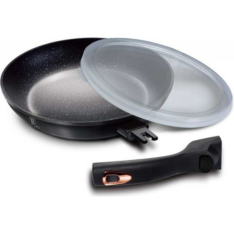 Sartén de granito de 28 cm BERLINGER HAUS BLACK ROSE BH-1952 (1/4)