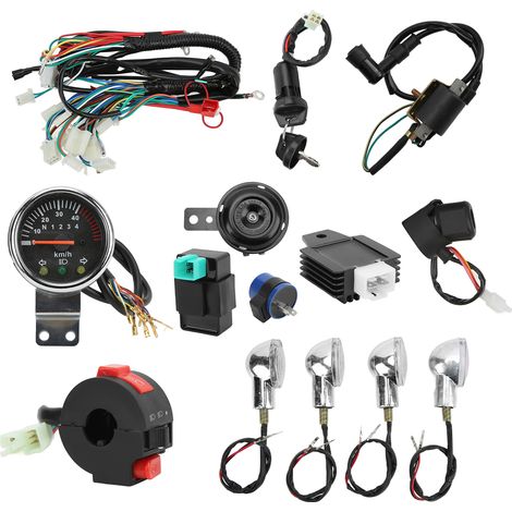 Faisceau de câblage moteur complet avec démarrage électrique pour quad ATV 50cc 110cc 125cc (1/5)