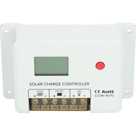 Solar-Laderegler mit einstellbaren Ladeparametern, MOS-Schaltung, PWM-Solar-Laderegler, 12 V, 24 V, 20 A (1/5)