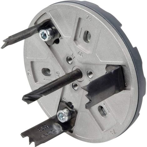 Scie Cloche Réglable Ø 35 65 68 74 76 83 mm, Profondeur de Coupe 30 mm, queue à Trois Pans 8, 5 mm (1/5)