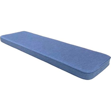 Navy Luxury 3 Seater Bench Cushion - L48 x W141 x D5 cm