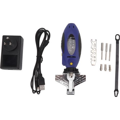 12V DC 55W 25000 RPM Chainsaw Sharpener, Multifunctional Conversion, Electric Sharpening Tool Set (1/5)