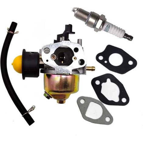 Carburateur avec bougie d'allumage, jeu de joints pour tondeuse à gazon Einhell GC-PM 46/1 S/GC-PM 51/2 S HW/HBM 46 R