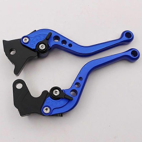Accessoires pour Yamaha Motocross TTR250 DT250 : klaxon de frein modifié, poignée d'embrayage (bleu) (1/5)