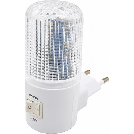 Veilleuse LED murale standard européen 3W lumière blanche sous blister réf 2540 1 g – Livraison gratuite