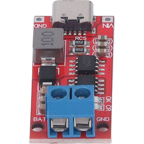 Module élévateur de tension pour batterie au lithium avec interface de type C, circuit imprimé, pour la protection DC 3-6 V 4 A (1/5)