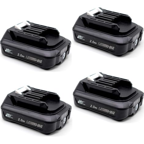 4X BL1021B Akku für Makita 12V 10,8V 2,0Ah BL1041B BL1040 BL1020 BL1015 BL1016 für Makita DF032D HP333D TD110D JV103D CL107FD CG100D CP100DZ UB100DZ JR103 CL106FD (1/5)