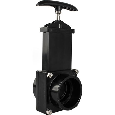 Vanne De Vidange Pour Camping Car, Taille ø 50 Mm Glissière à Tirer Noire Résistance Robuste Vanne D'eaux UséEs Légère Pour Navires Rv Pour Van Caravane Clapet Anti Retour Idéal Pour Basse Pression