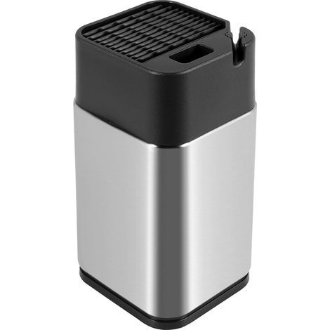 Universel Bloc Couteaux Cuisine avec Aiguiseur de Couteaux, Knife Holder Capacité maximale für bis zu 13 Couteaux et une Paire de Ciseaux, Fond Antidérapant et Respirant (1/5)
