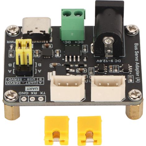 Carte d'adaptateur pour servomoteurs bus ST/SC, entrée 9-12.6V DC 5.5x2.1mm, communication UART, design compact (1/5)