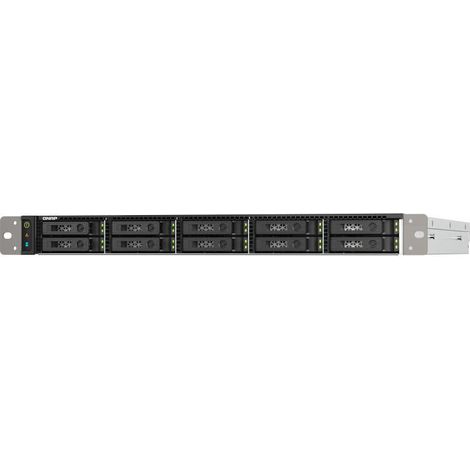 QNAP TS-h1090FU NAS Bastidor (1U) Ethernet Negro, Gris 7232P (1/4)