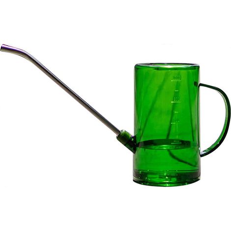 Arrosoir pour plantes d'intérieur avec long bec verseur, en acier inoxydable, 1 litre, graduation facile à mesurer - Style moderne - Plantes d'intérieur/Succulentes/Fleurs/Jardin d'extérieur (1/5)