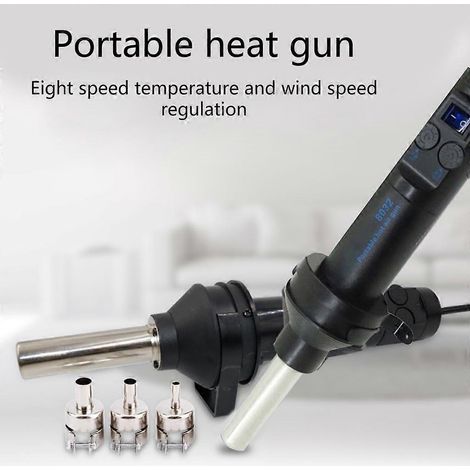 Pistolet à air chaud pour dessoudage, soudage, station de soudage, soudure de puces IC réglables (1/4)