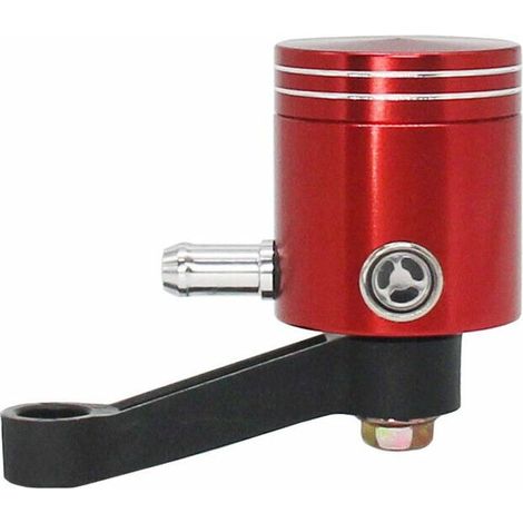 Universal-Motorrad-Vorderradbremskupplungs-Flüssigkeitsbecher, Ölzylinder-Reservoirflasche, rot
