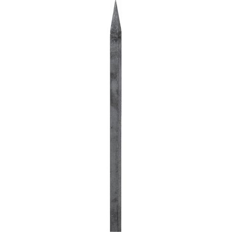 Barreau appointé - Hauteur 1600mm Carré de 14mm - Fer forgé - À souder - DECO FER FORGE
