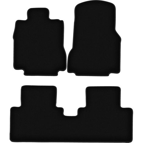 Alfombrillas b谩sicas de terciopelo negro para: Mercedes Clase A W168 hatchback (1997-2005) (1/5)