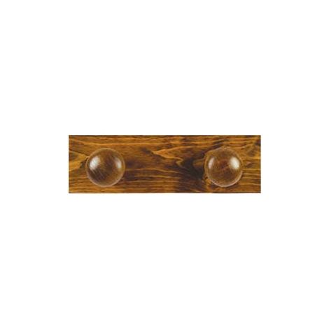 APPENDIABITI IN LEGNO 2 POSTI NOCE  cm.9x29